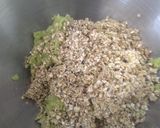 Une image de l'étape 2 de Pavé végétarien petit pois et blé.
