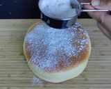 A picture of step 7 of Japanese cheese cake.
