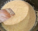 A picture of step 3 of Greek Halva 🇬🇷 (Semolina Pudding) 1,2,3,4.