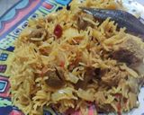 A picture of step 4 of Soya Pyaaz Pulao.