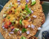 पापड़ पिज़्ज़ा(papad pizza recipe in hindi) रेसिपी चरण 4 फोटो