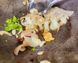 A picture of step 3 of Veg Schezwan Fried Matta Red Rice.