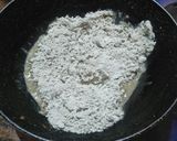 A picture of step 2 of Bajra-gud pinni.