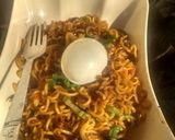A picture of step 1 of Ramen noodles.