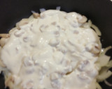Foto del paso 3 de la receta: Papas a la crema con cebolla y champiñones