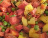 गाजर मटर की सब्जी (gajar matar ki sabzi recipe in Hindi) रेसिपी चरण 2 फोटो