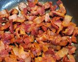 A picture of step 1 of Simple cabbage, onion, garlic and bacon salad.