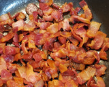 A picture of step 1 of Simple cabbage, onion, garlic and bacon salad.