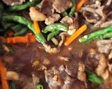 Foto langkah ke 3 dari resep Kacang Panjang Tempe Beef Teriyaki.