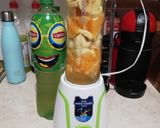 Smoothie☺️ Mandarinos, banános, narancsos, zöldteás🍊🍌🍊! recept fázis 1 fotója
