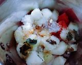 A picture of step 2 of Healthy delicious muskmelon and watermelon dry fruits smoothie.
