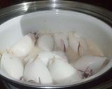 Foto langkah ke 3 dari resep Gulai cumi isi.