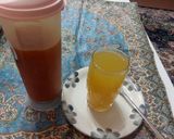 عکس مرحله 1 از دستور شربت پرتقالی