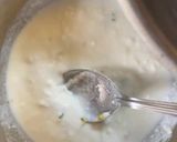 A picture of step 1 of Dahi Upma.
