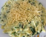Foto del paso 6 de la receta: Fideos con leche y espinacas