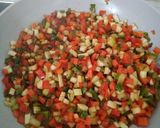 Foto del paso 2 de la receta Cuscús con verduras y soja. Receta vegana y vegetariana