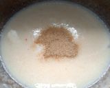 A picture of step 5 of Semolina kheer/ Rava payasam.