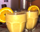 Foto del paso 4 de la receta: Smoothies de durazno, bananas con jugo de naranja 🍊