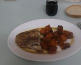 Foto del paso 10 de la receta: Solomillo de pavo relleno acompañado de calabaza especiada en freidora de aire
