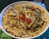 Une image de l'étape 16 de Macaronis au gorgonzola,bacon et tomates cerises façon one pot pasta.