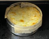 A picture of step 6 of Chhena Poda.