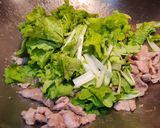 青菜沙茶豬肉的食譜步驟3照片