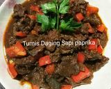 Foto langkah ke 5 dari resep Tumis Daging Paprika.