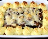 Burgonya ágyon sült gomba recept fázis 6 fotója