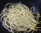 A picture of step 3 of Besan sev.