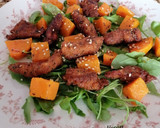 Foto del paso 14 de la receta: Ensalada templada de calabaza y pollo marinado