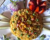 A picture of step 5 of Wheat dalia khichri with winter vegetables.