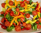 A picture of step 2 of Salad with smoked salmon.