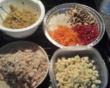 A picture of step 1 of Turkey puff pastry.