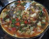 Potato eggs omelette recipe step 4 photo