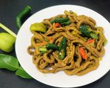 Foto langkah ke 5 dari resep Tumis Usus Ayam Cabe Ijo.