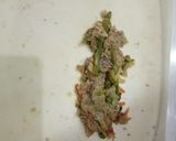 A picture of step 6 of Chinese roll.