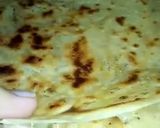 A picture of step 11 of Masala Lachha (layered) Paratha😋.