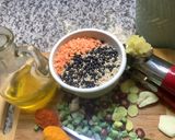 Une image de l'étape 3 de Lentilles🐞 béluga 🍂quinoa🪵.