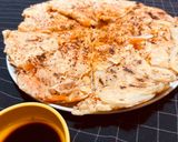 A picture of step 5 of Korean vegetable pancake 🥕.