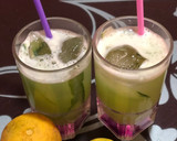A picture of step 3 of Cucumber drink🍋🥒.