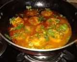 A picture of step 4 of Egg Curry.