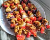 Zöldséges csirkesaslik 🍢 recept fázis 5 fotója
