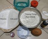 Foto langkah ke 1 dari resep Bolu Kukus Mekar Anti Gagal.