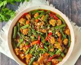 Foto langkah ke 4 dari resep Tumis Kacang Pedas.