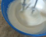 A picture of step 2 of Chocolate vanilla Swiss roll in fry pan.