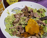 Foto del paso 3 de la receta: Aguacate relleno de carne con mostaza y miel