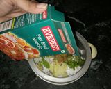 A picture of step 1 of Spinach Potato Corn Flakes Sago Balls.