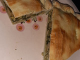 Tarta de verduras con garbanzos
