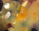 A picture of step 1 of Eggless Christmas cake.
