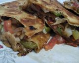 A picture of step 12 of Chapatti pizza.